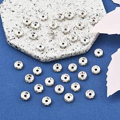 Железные хрустальные бусины-разделители со стразами RB-A009-8MM-S