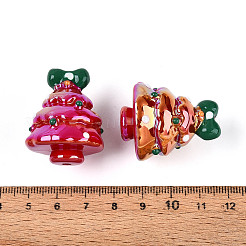 Непрозрачные акриловые бусины с УФ-покрытием OACR-N153-13B