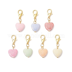 Подвеска в форме сердца из акрила&nbsp;HJEW-JM04273