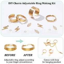 Набор для самостоятельного изготовления регулируемого кольца-шарма DIY-NB0010-01