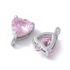 Шармы-соединители из латуни с паве из кубического циркония&nbsp;KK-F892-53P-10