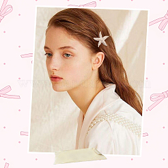 4 шт. 2-х цветные заколки для волос из цинкового сплава&nbsp;PHAR-SP0001-24