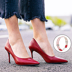 3 пара двухцветных эластичных шнурков из искусственной кожи FIND-DR0001-15A