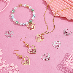 16 шт. 4 стиля ионного покрытия (IP) 201 подвески из нержавеющей стали&nbsp;STAS-DC0001-06