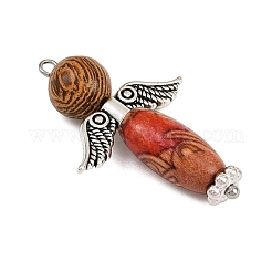 Печатные подвески из натурального дерева PALLOY-JF04386