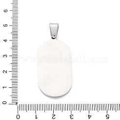 Подвески из нержавеющей стали 304 с микропаве из кубического циркония&nbsp;STAS-U043-25P