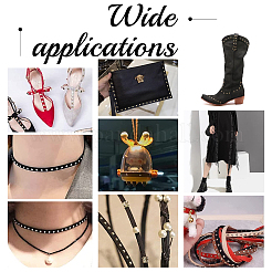 10 ярд плоской искусственной замшевой ленты DIY-PH0009-15