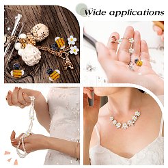 Бусины ручной работы из стекла миллефиори/лэмпворк LAMP-DR0001-13