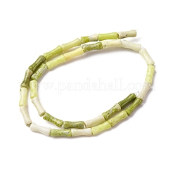 Природного нефрита нитей бисера G-L624-G07-12x5mm