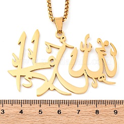 201 подвеска из нержавеющей стали NJEW-C066-14G