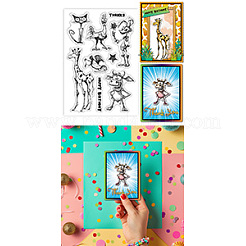 Изготовленные на заказ прозрачные штампы из ПВХ на летнюю тематику&nbsp;DIY-WH0631-0664