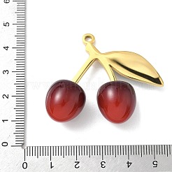 Нержавеющая сталь 304 с подвесками в виде акриловых вишен&nbsp;LS-STAS-G362-05G-02