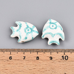 Фарфоровые бусины ручной работы&nbsp;PORC-N009-08A