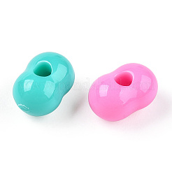 Непрозрачные акриловые бусины OACR-F011-18