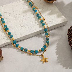 Винтажный кулон в виде морской звезды из нержавеющей стали 304 DS9069-1