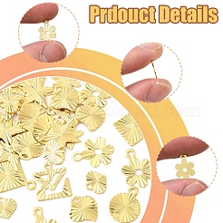 32 шт. 8 стиля подвески из латуни для стойки&nbsp;KK-FS0001-53