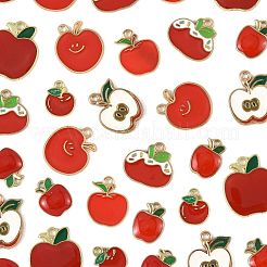 32шт 8 стиля подвески из сплава с эмалью&nbsp;ENAM-FS0004-16