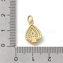 Латунные микро проложить кубического циркония подвески&nbsp;KK-D431-076B-01