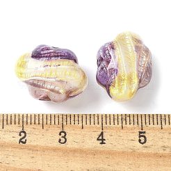 Двухцветные прозрачные акриловые бусины&nbsp;OACR-D304-01H