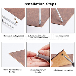 200шт 4 цвета панк-сплав заклепки шпильки пирамида шипы FIND-PH0001-13