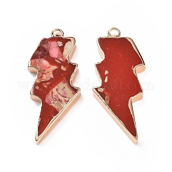 Подвески из окрашенной натуральной императорской яшмы&nbsp;G-P490-03G-06