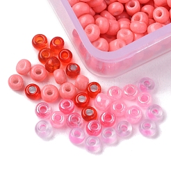 1404шт 6 стиля 8/0 круглые стеклянные бусины&nbsp;SEED-FS0001-05