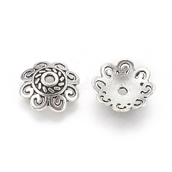 Крышки для бусин тибетского стиля&nbsp;LS-TIBE-60309-AS-LF