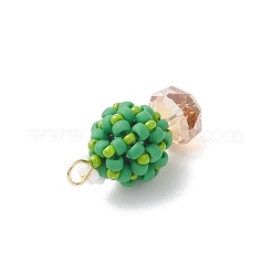 Подвески в виде кактусов из стеклянных бус&nbsp;PALLOY-MZ00860-02