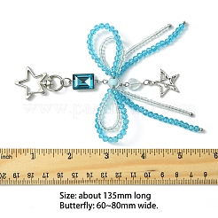 Подвеска из сплава стеклянной крошки&nbsp;HJEW-FZ00040