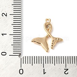 Латунные микро проложить кубического циркония подвески&nbsp;KK-G503-44G