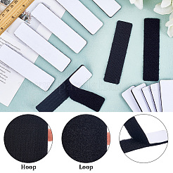 20 шт. самоклеящийся нейлон с полиэстеровыми липучками&nbsp;AJEW-SP0003-22C