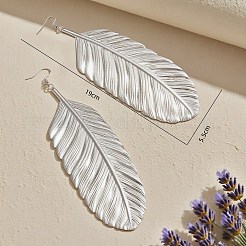 Серьги-подвески из сплава перьев&nbsp;FS-WGBD4E1-02