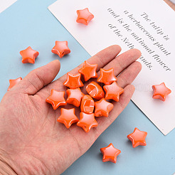 Непрозрачные акриловые бусины&nbsp;MACR-S372-02B-84