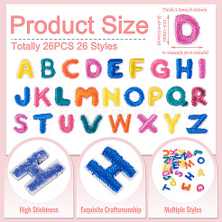 Полиэстер с компьютерной вышивкой на ткани&nbsp;DIY-TAC0015-41