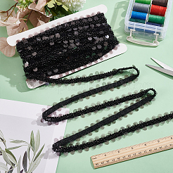 5 ярд пайеток с лентами из стеклянного бисера&nbsp;OCOR-BC0007-67A