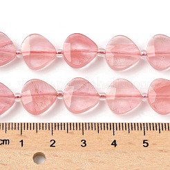 Вишневого кварца стеклянные бусы пряди G-D316-A16