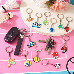 18 шт. 18 стиля подвески из ПВХ-брелоков&nbsp;KEYC-TA0001-58
