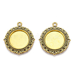 Сеттинги для кабошонов или кулона TIBE-T003-08AG-RS