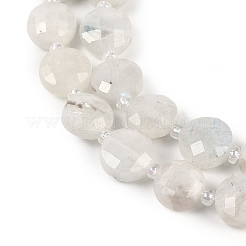 Бусины из натурального радужного лунного камня G-B094-A06-01