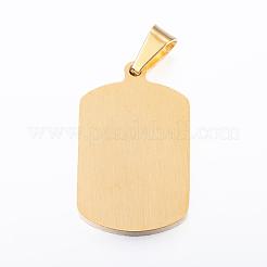 Прямоугольный кристалл из нержавеющей стали 304 со стразами и подвесками в виде Аллаха&nbsp;STAS-E093-11G