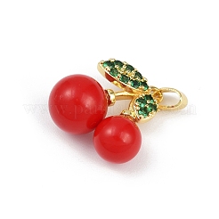 Латунные микро проложить кубического циркония подвески KK-R226-02G