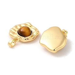 Природных тигровый глаз подвески&nbsp;KK-M270-42G