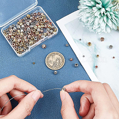 192шт 12 стильные латунные бусины KK-BC0009-10