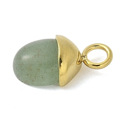 Естественный зеленый авантюрин подвески&nbsp;STAS-L277-07G-07