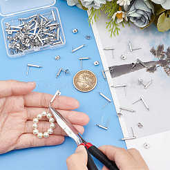 60 шт. фурнитура для сережек-гвоздиков из нержавеющей стали 304&nbsp;STAS-UN0054-97