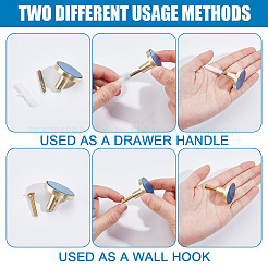 4 пакет круглые ручки для ящиков из цинкового сплава и акрила FIND-DR0001-85D