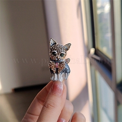 Эмалированные булавки в форме кошки&nbsp;PW-WG05E0D-01