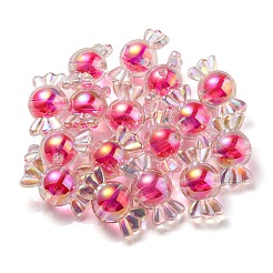 УФ-покрытие радужными переливающимися акриловыми бусинами&nbsp;PACR-E001-01E