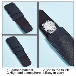 2 шт. прямоугольный чехол для хранения часов из искусственной кожи&nbsp;AJEW-GO0001-85D