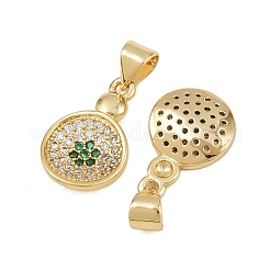 Латунные микро проложить кубического циркония подвески&nbsp;KK-C132-18G